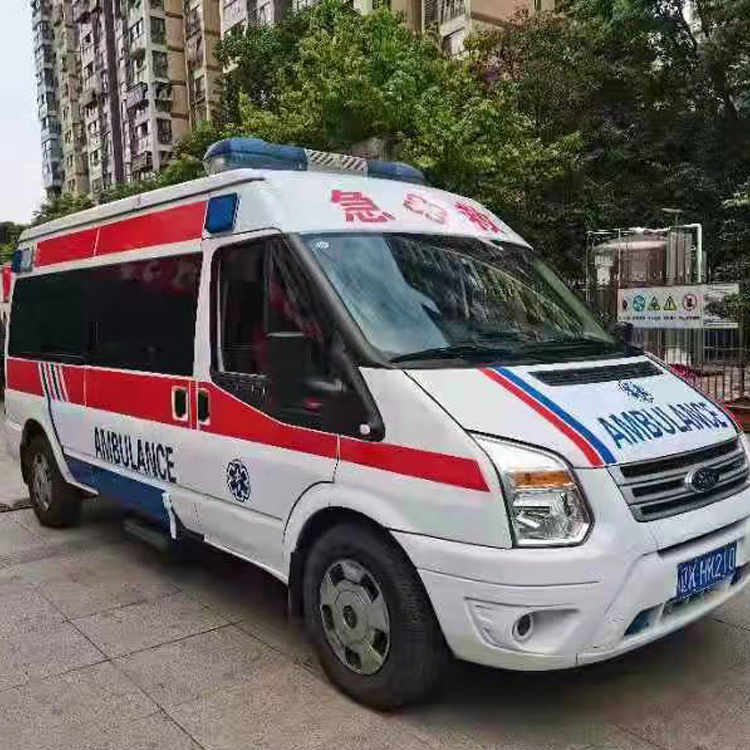 永丰长途救护车护送病人返乡